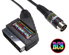Commodore 64 C64, C128,Plus 4,VIC 20, High Quality SCART lead TV Video AV Cable