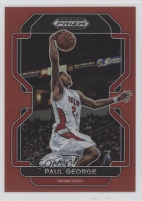 2022-23 Panini Prizm Draft Picks Red Prizm 193/299 Paul George #39 1l2