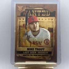 2021 Topps Big League - Wanted Mike Trout #WT-1