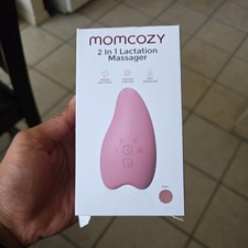 Momcozy Warming Lactation Massager 2-in-1, Soft Breast Massager