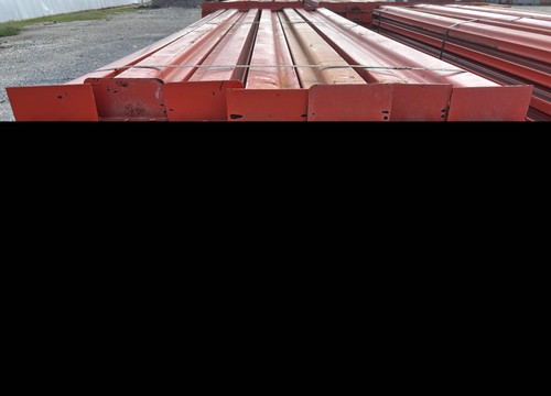 Pallet Rack Beam 120" x 4.5” 3-Stud Circle Teardrop *Lot of (30)* (Used)