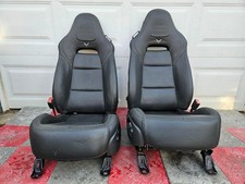 2016-2019 C7 Corvette Oem Gt Buckets Seats Left Right Black Heated Vented Pair