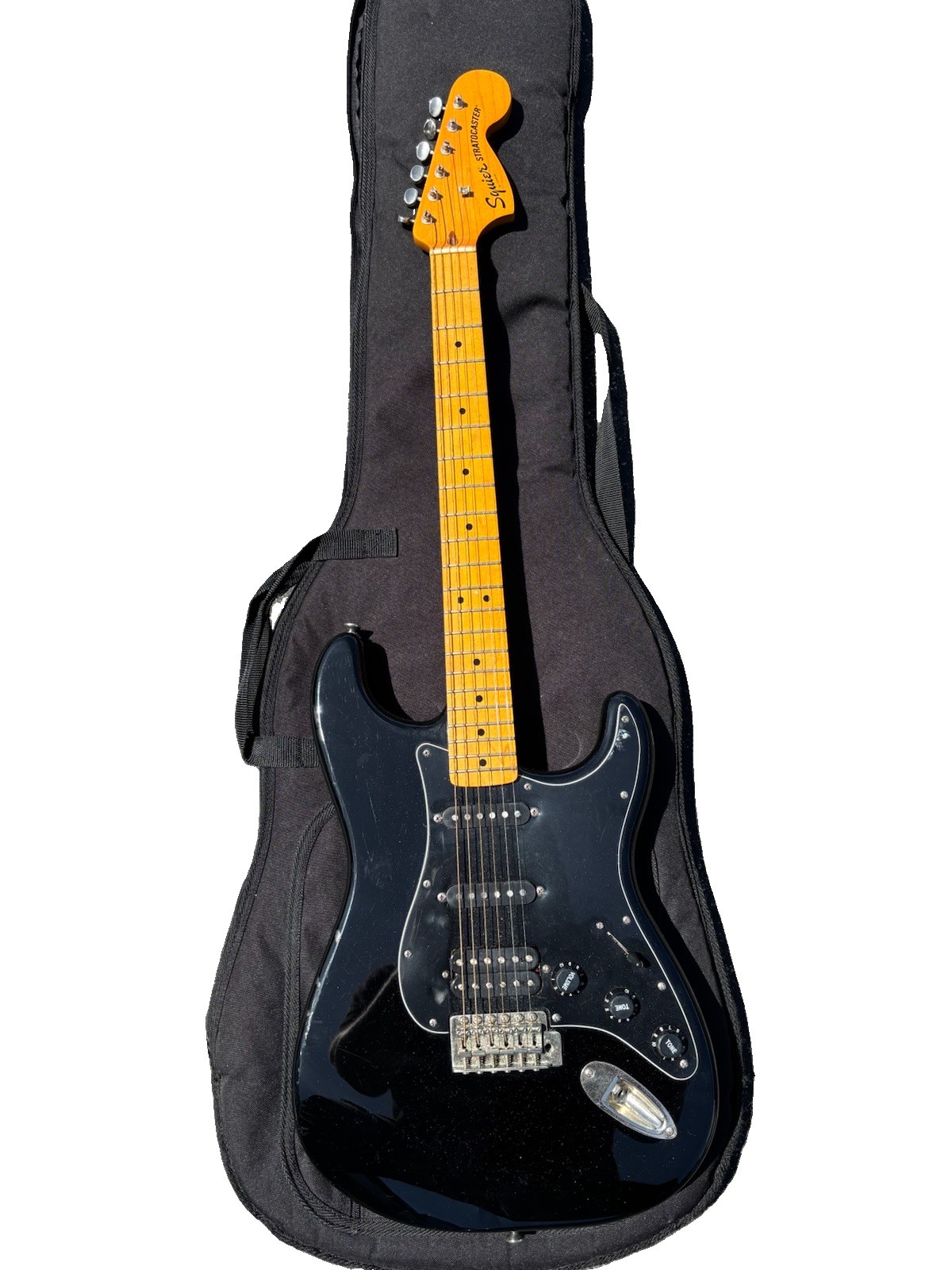 Fender Squier Classic Vibe '70s Strat HSS, Maple Fingerboard, Black
