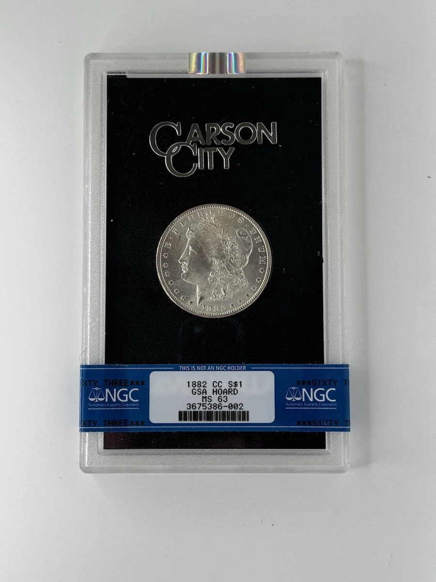 Carson City Grade MS 63 1882 Year Morgan US Dollars (1878-1921