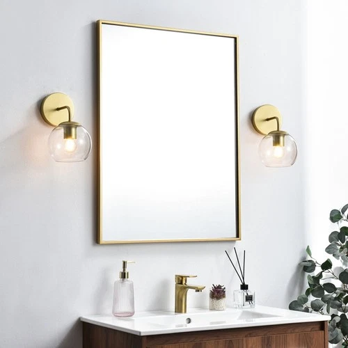 Elegant Lighting LD7321W6 Genesis 10" Tall Bathroom Sconce - Black - Picture 2 of 12
