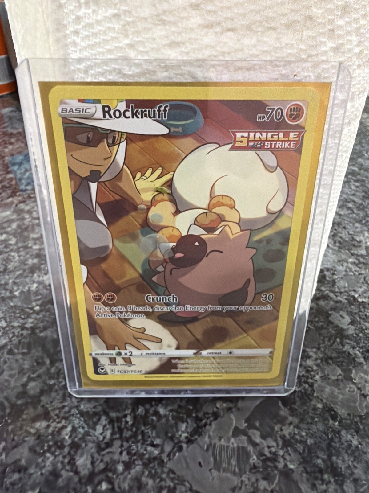 Rockruff TG07/TG30 Swsh12: Sword & Shield - Silver Tempest Trainer Gallery Holo