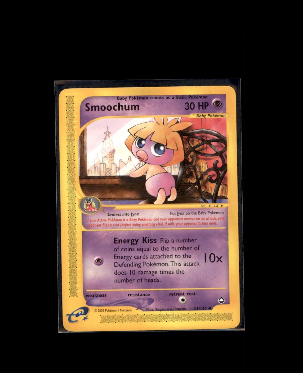 Smoochum Uncommon Aquapolis 061/147 NM