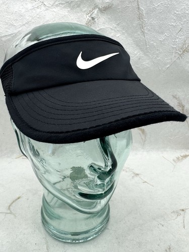 Cappellino donna Nike Featherlight nero visiera OSFM atletico tennis golf dri fit - Foto 9 di 14
