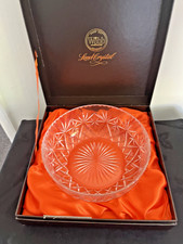 Webb Continental Hand Cut Lead Crystal Large Bowl with Box