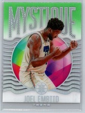 2020-21 Panini Illusions #4 Joel Embiid Mystique Emerald Philadelphia 76ers E37