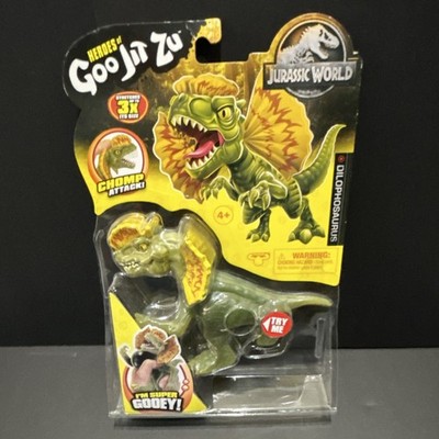 Jurassic World Heroes of Goo Jit Zu Dilophosaurus Boxed Action Figure