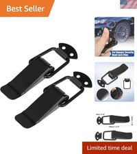 2-pack Universal Bumper Hook Lock Clips With Adhesive Tape For Easy Install 2-pack Universal Bumper Hook Lock Clips With Adhesive Tape For Easy Install