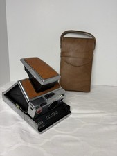 Vintage Polaroid SX-70 Land Camera With Carry Case Brown Vintage Untested