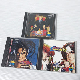 SNK NEO GEO CDZ Console CD-T02 with 3 games Tested Import Japan #0003915