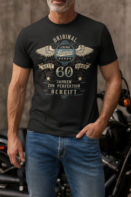 Maglietta Divertente 60° Compleanno Uomo | 'I'm 60 And I Literally Do Not Care' | Blu Marino XL - 5