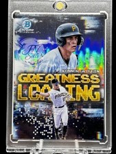 Konnor Griffin RARE ROOKIE ACTION REFRACTOR INVESTMENT CARD PIRATES MINT
