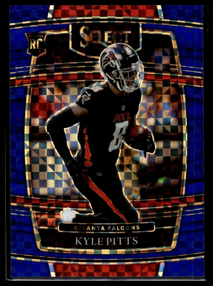 2021 Panini Select #46 Kyle Pitts Blue Prizm #/199 Rookie AJM2006