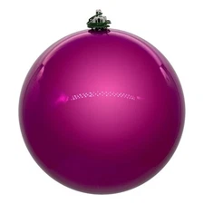 Vickerman 4" Fuchsia Pearl Ball UV Drill 6/Bg