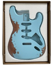 Relic Electric Guitarr Body S-S-S pickups ST Style Nitro Top Alder Wood Guita...