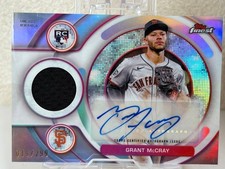 Grant McCray RC AUTO RELIC Topps /299 Baseball Card Rookie Auto Relic