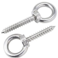 Heavy Duty In Eye Hooks Screws Lifting Eye Bolts Ring Eyelet Hooks Self Tapping
