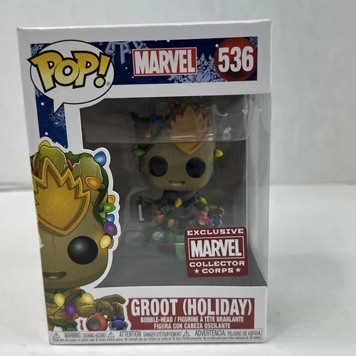 Funko Pop! Marvel Groot (Holiday) #536 Marvel Collector Corps Exclusive P8