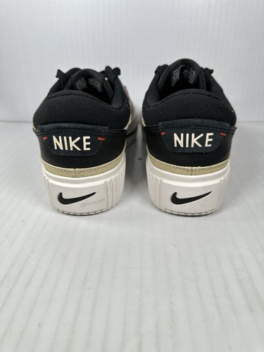 Talla 8 Nike Mujer Court Legacy Lift Negro Vela Picante Rojo Caqui HF9548-001 - Imagen 5 de 7