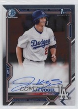 2021 Bowman Chrome Prospects Auto Jake Vogel #CPA-JV Auto 12i0