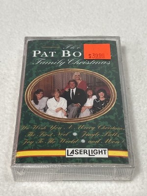 Pat Boone Family Christmas Cassette NEW Sealed LaserLight Holiday Music