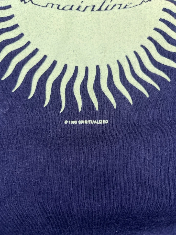 Vintage 1995 Spiritualized Electric Mainline Pure Phase Band Shirt  - Image 3 of 4