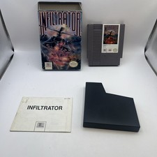 Complete in box Mindscape Inc. Infiltrator NES Action & Adventure TESTED