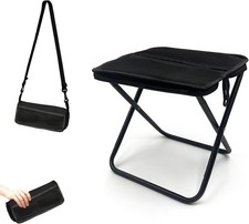 Portable Foldable Backpack Stool with Bag Lightweight Chair 30CM for Outdoor US