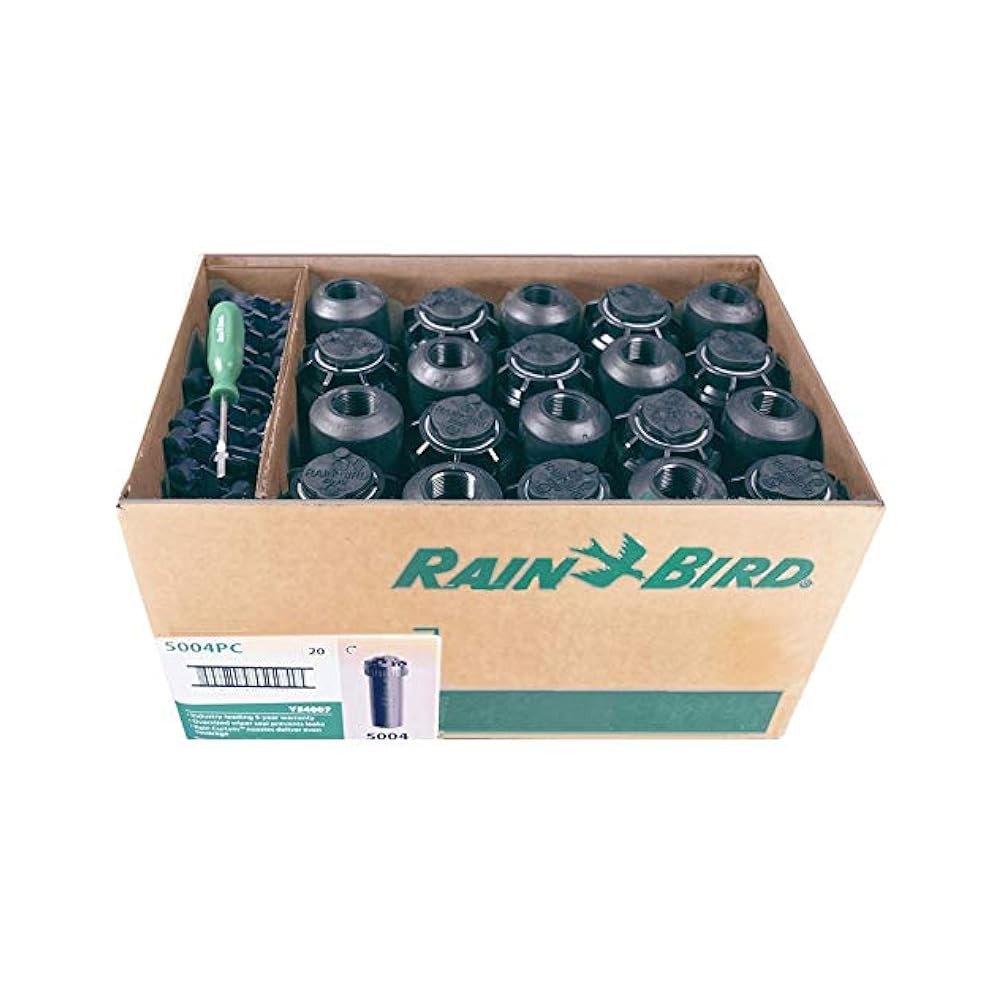 5000 Series Rotor Sprinkler Head, 40-360 Adjustable, 4 Inch Pop-Up, 20 Pack