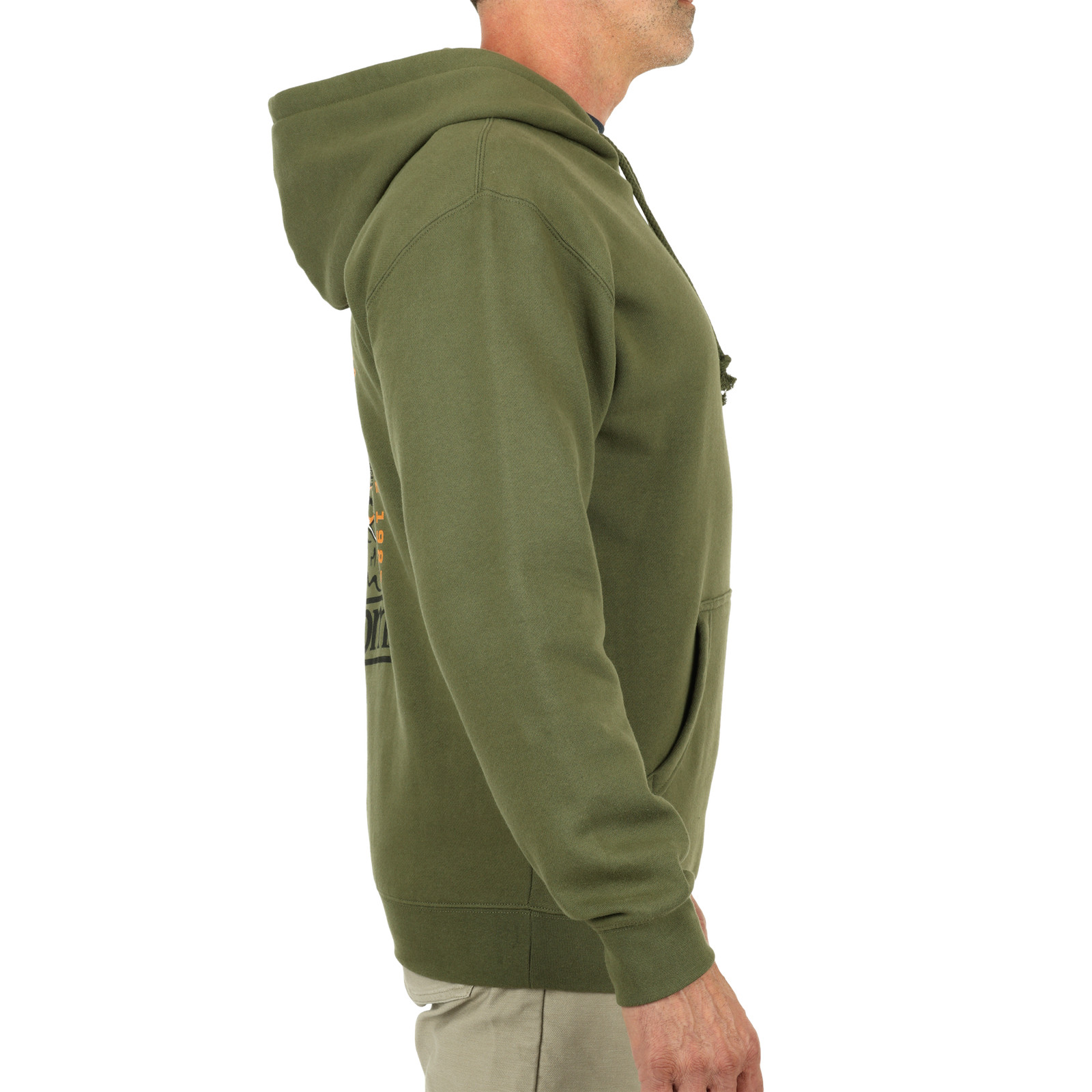 G. Loomis Jumping Bass Hoodie Color - Olive Size - XXL (GL-JBHD-2X-OL) Fishing