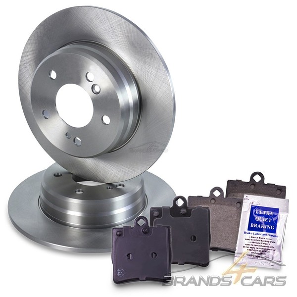 Atec Bremsscheiben Voll Ø278 +BremsbelÄGe Hinten FÜR Mercedes C-KLASSE W203 S203-image
