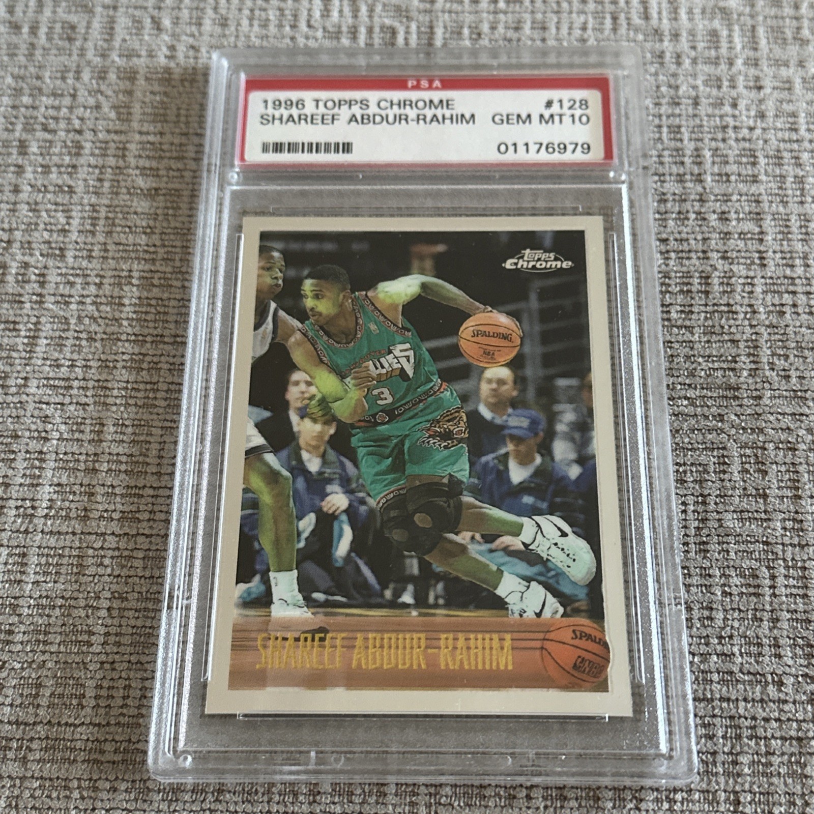 1996-97 Topps Chrome SHAREEF ABDUR-RAHEEM PSA 10 RC