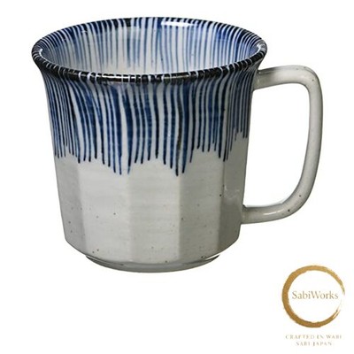 New Saikaitoki Hasami Ware 74051 Lightweight Mug Approx. 10.1 fl oz 300 ml Inner