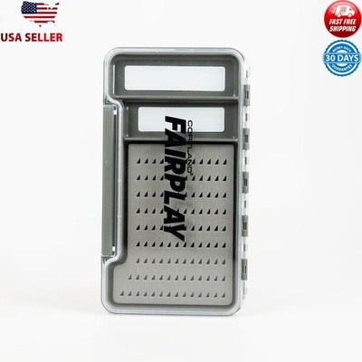 Combination Fly Storage Box Slit Foam Magnetic Waterproof Clear Lid Portable New