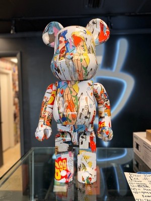 Designer Art Bearbrick 1000% Style   Andy Warhol x Jean-Michel Basquiat #4