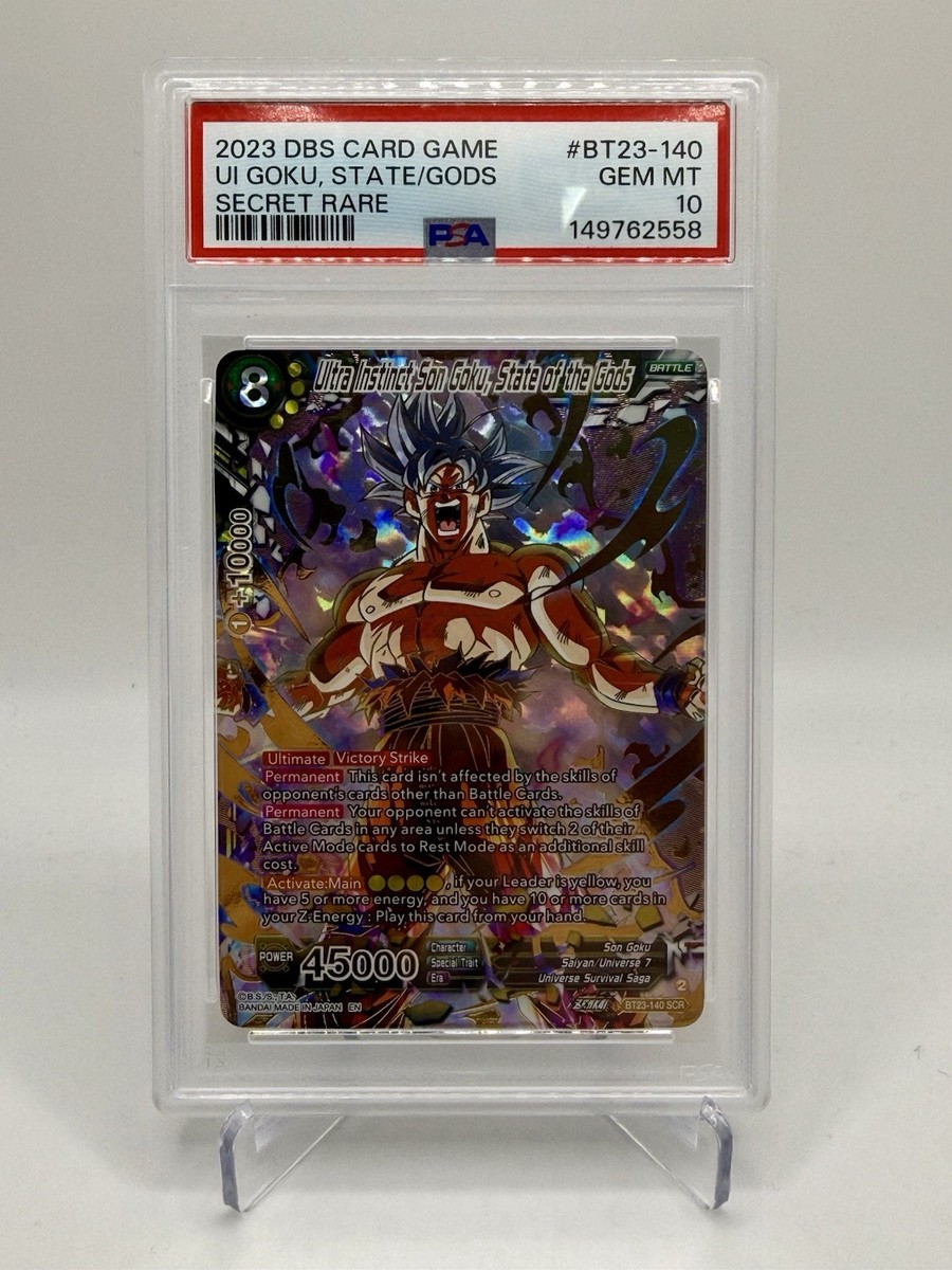2023 Dragon Ball Ultra Instinct Son Goku State of the Gods SCR