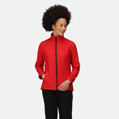 Regatta Ablaze rot/schwarz Damen wasserdichte atmungsaktive Stretch Softshelljacke