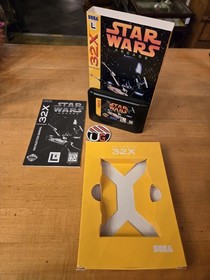 Star Wars Arcade Sega Genesis 32X 1994 CIB Complete with Manual Tested & Working