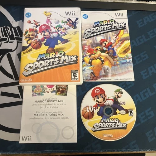 Mario Sports Mix Nintendo Wii Video Game CIB COMPLETE 2011 US