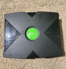 Microsoft Original Xbox Black Console Tested and Working - Read Description