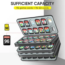 96 in 1 Game Card Case for Nintendo Switch OLED Lite Storage Protective Box