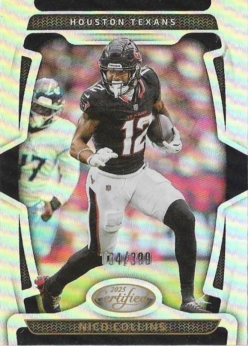 NICO COLLINS 2025 Panini Certified Mirror 94/399 #40 Texans Michigan 🔥