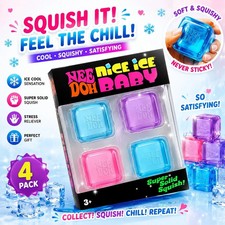 NeeDoh Nice Mini Ice Baby 4 pack Set Four Nee...