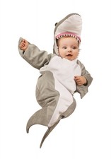 Little Jaws Shark Bunting Infant Costume 0/6M - NOT for newborns