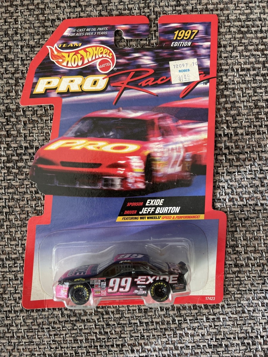 1997 Edition Team Hot Wheels Pro Racing Jeff Burton #99 Die Cast