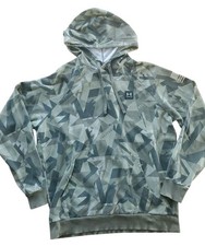 Under Armour Mens Med UA Freedom Rival Fleece Amp Hoodie - Camouflage - America